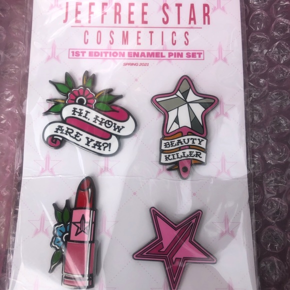 HP 💄NWT Jeffrey Star Pins💄 - Picture 4 of 5